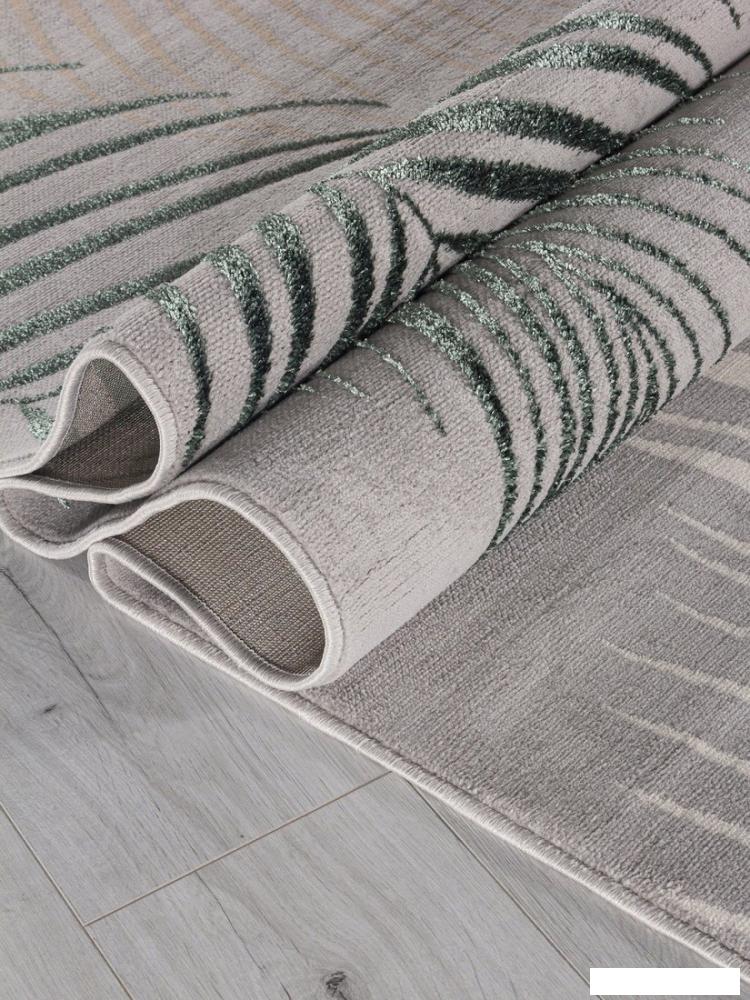 Ковер для жилой комнаты Merinos Liman F167-STAN-GRAY-D.GREEN (2х2.9)