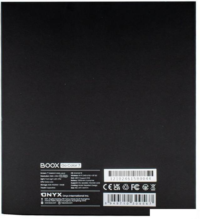 Электронная книга Onyx BOOX Go Color 7 (белый)