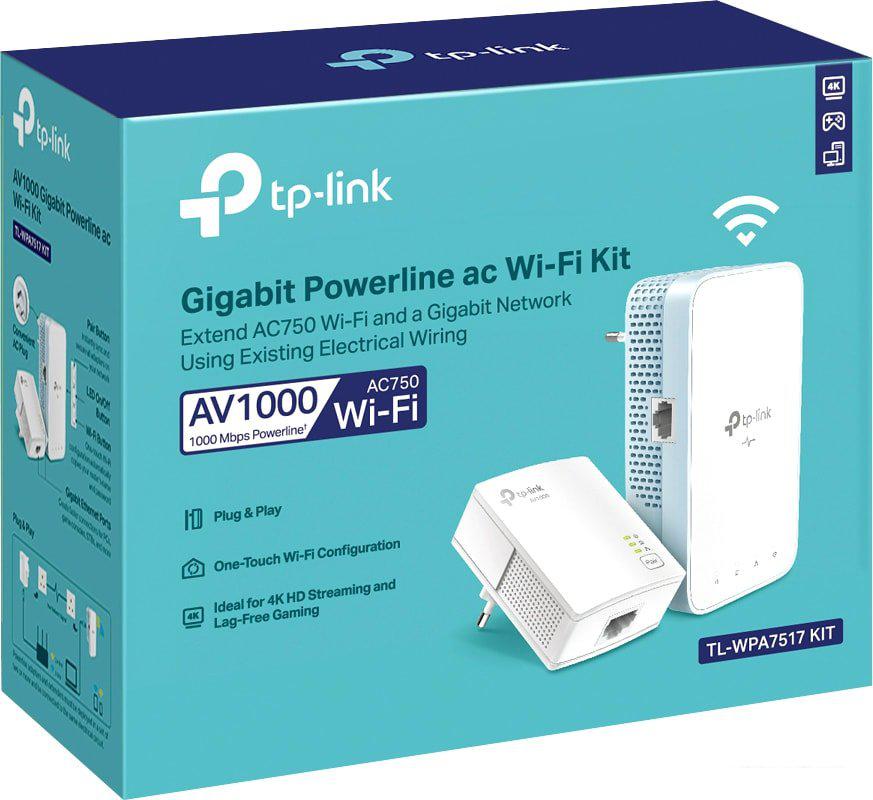 Комплект powerline-адаптеров TP-Link TL-WPA7517 KIT