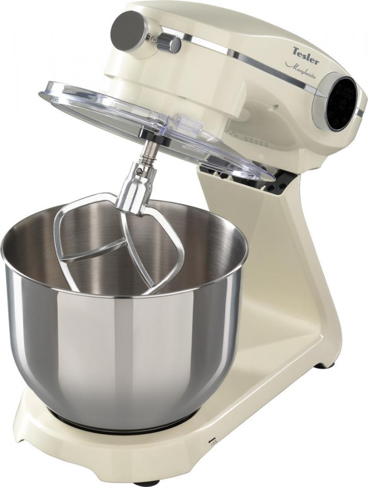 Кухонные комбайны, машины и планетарные миксеры Tesler KM-1860 (бежевый)