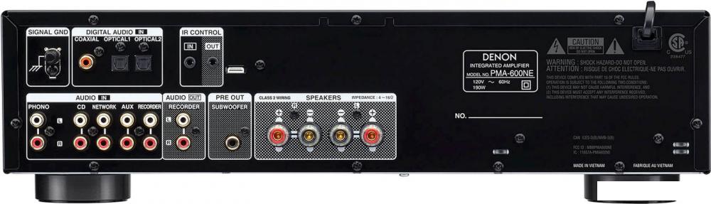 Интегральный усилитель Denon PMA-600NE (черный)