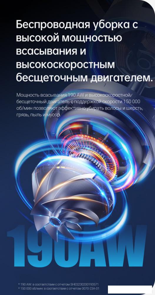 Пылесос Dreame R20 Cordless Vacuum Cleaner VTV97A