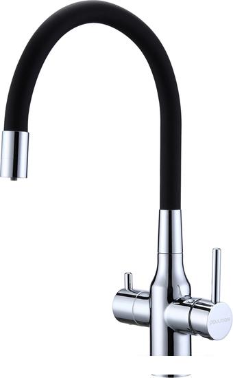 Смесители Paulmark Salix Sa213419-NI (черный/никель)