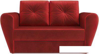 Диваны Мебель-АРС Квартет (бархат красный Star Velvet 3 Dark Red)