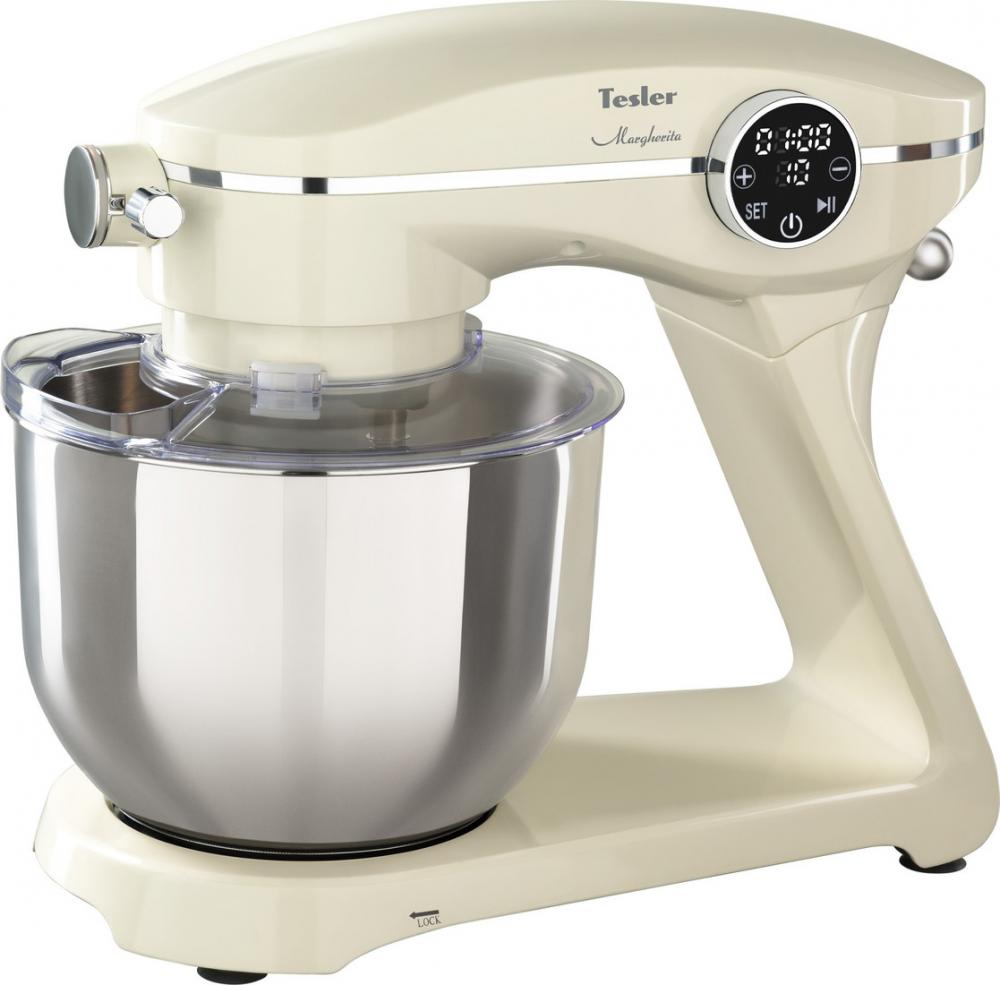 Кухонные комбайны, машины и планетарные миксеры Tesler KM-1860 (бежевый)