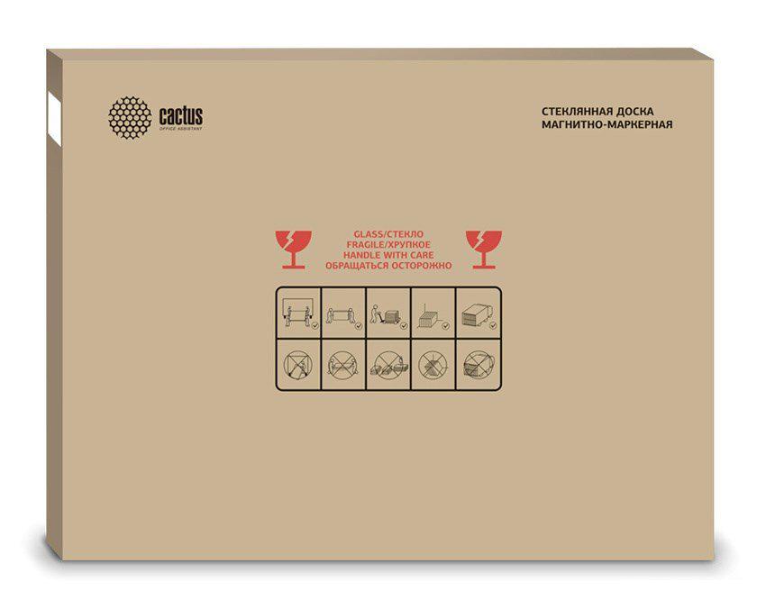 Магнитно-маркерная доска CACTUS CS-GBD-90x120-UWT
