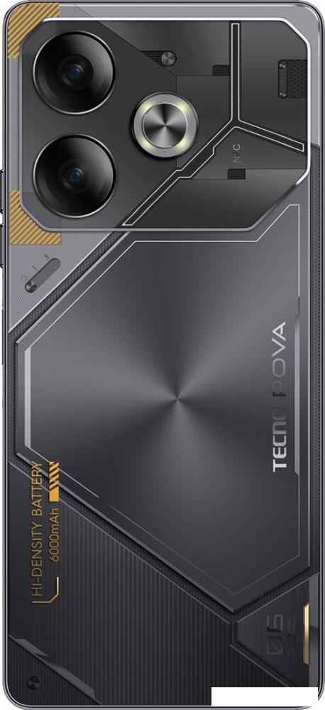 Смартфон Tecno Pova 6 12GB/256GB (серый метеорит)