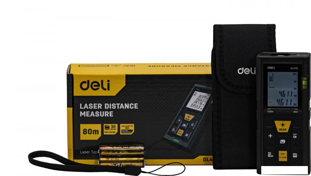 Лазерный дальномер Deli DL4170