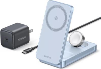 Беспроводное зарядное Ugreen W757 65901 (голубой)