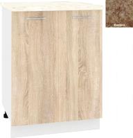 Готовые кухни Кортекс-мебель Корнелия Лира НШ60р (дуб сонома/мадрид)