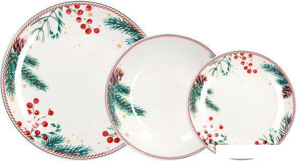 Тарелки, салатники, блюда и наборы Tognana Madison Candy Christmas MC070186050 (18пр)