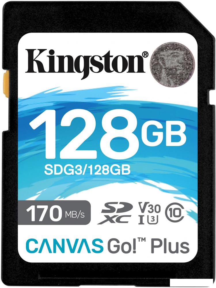 Карта памяти Kingston Canvas Go! Plus SDXC 128GB Карта памяти Kingston Canvas Go! Plus SDXC 128GB
