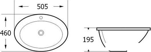 Умывальники Roxen Tierra 570150