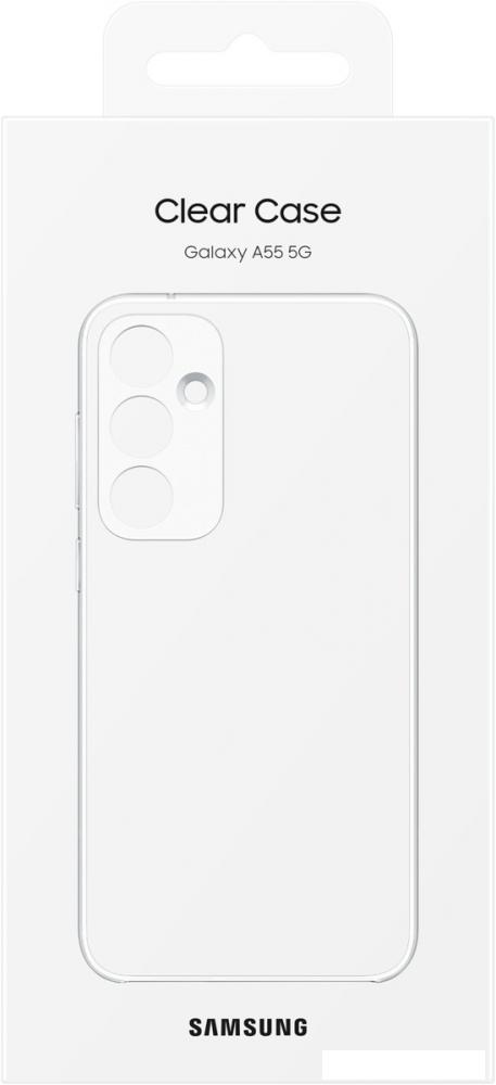 Чехол для телефона Samsung Clear Case Galaxy A55 (прозрачный)