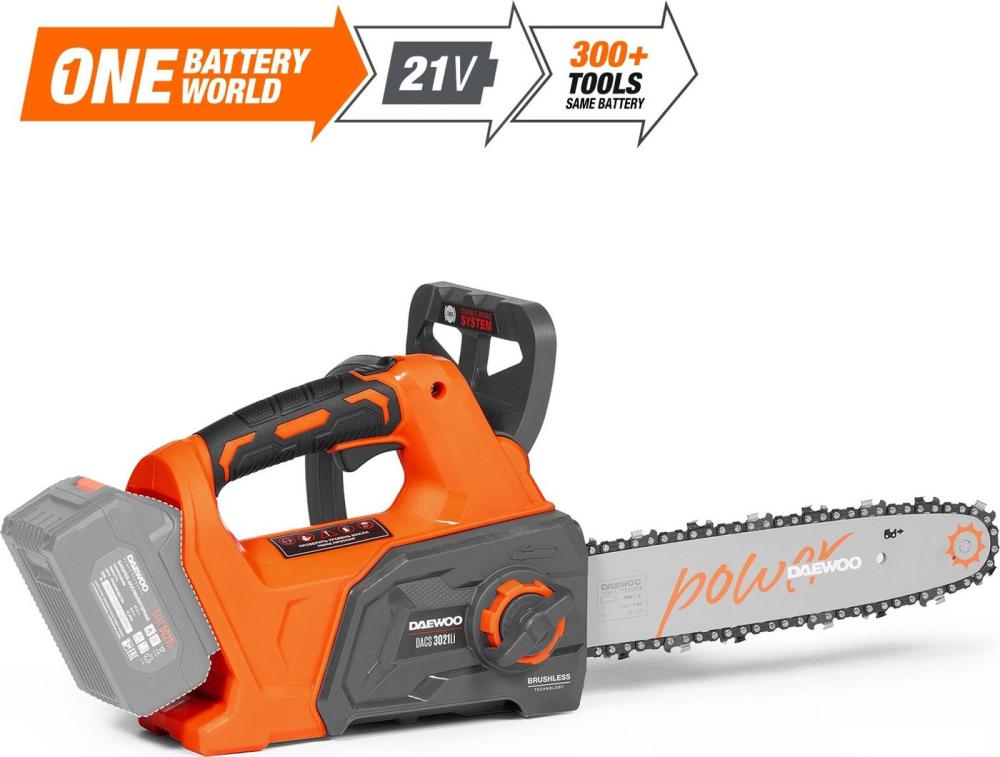 Цепные электро- и бензопилы Daewoo Power DACS 3021Li (без АКБ)