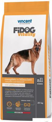 Сухой корм для собак Vincent Fidog Vitality 20 кг