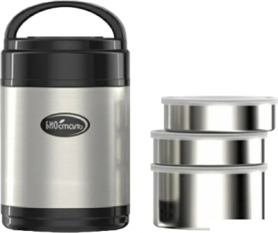 Термосы, термокружки и многоразовые стаканы БИОСТАЛЬ NR-1800-3 1.8л (нержавеющая сталь)