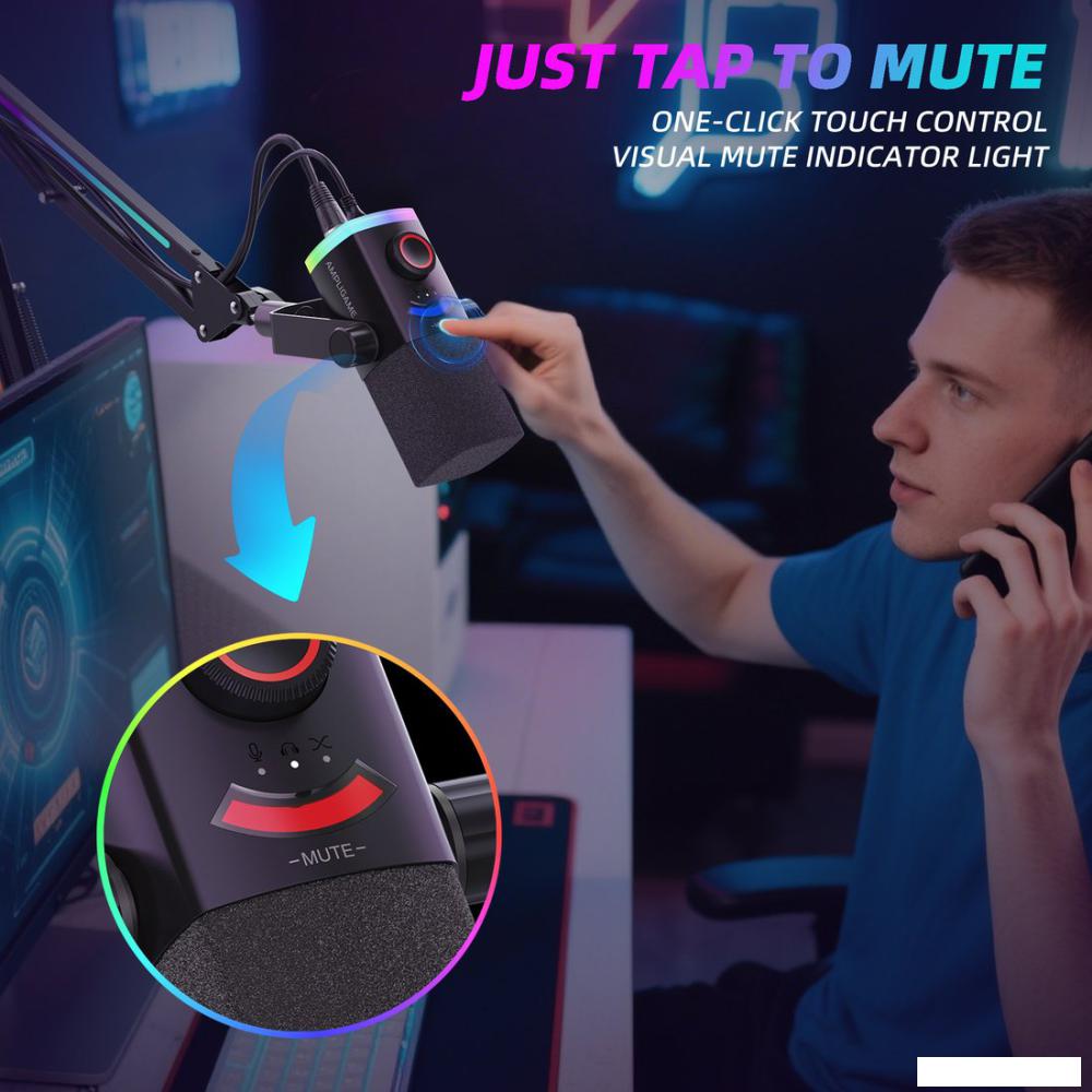 Микрофоны FIFINE AM8PROT (черный)