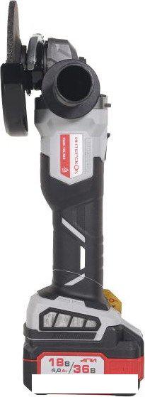 Угловые шлифмашины (болгарки) Интерскол УШМ-125/36В 816.2.2.70 (с 2-мя АКБ)