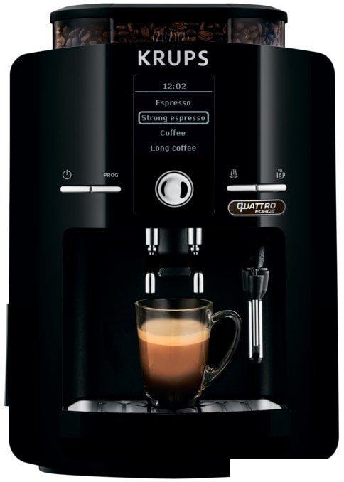 Кофемашина Krups Quattro Force EA82F010