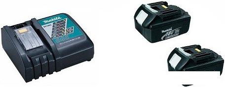 Перфоратор Makita DHR242RFE (с 2-мя АКБ, кейс)