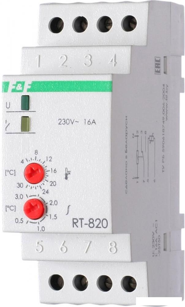 Реле температуры Евроавтоматика F&amp;F RT-820 EA07.001.001