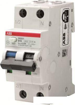 Дифференциальный автомат ABB DS201 C10 AC30 1P+N C 10A 30mA 6kA 2M 2CSR255080R1104