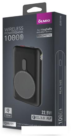Внешний аккумулятор Olmio QM-11 10000mAh (серый)