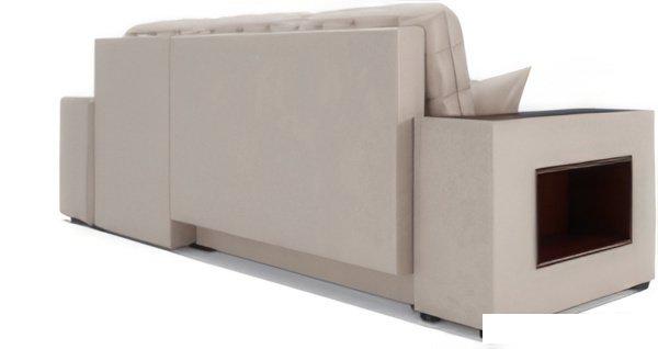Диваны Мебель-АРС Мадрид правый (бархат бежевый Star Velvet 6 Beige)