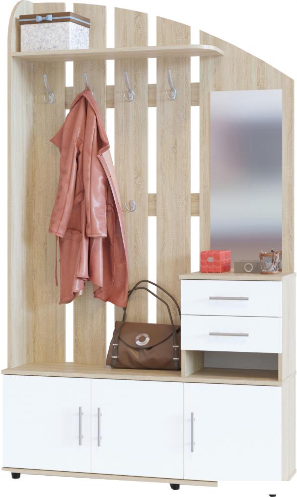 Стенка Сокол ВШ-2.2 (дуб сонома/белый)