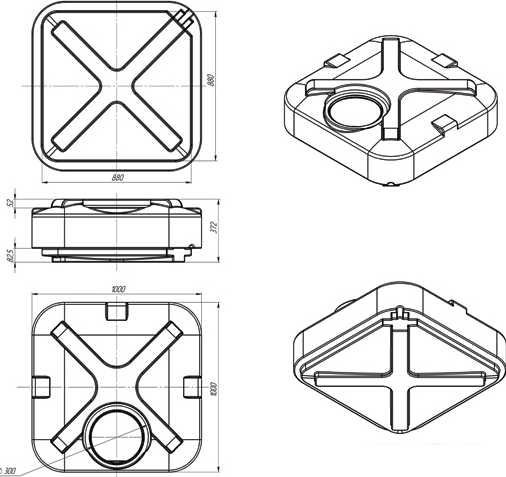 Бак ЭкоПром Rostok 250 л