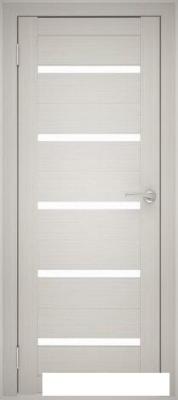 Межкомнатные двери Юни Амати М1 60x200 (эшвайт/матовое стекло)