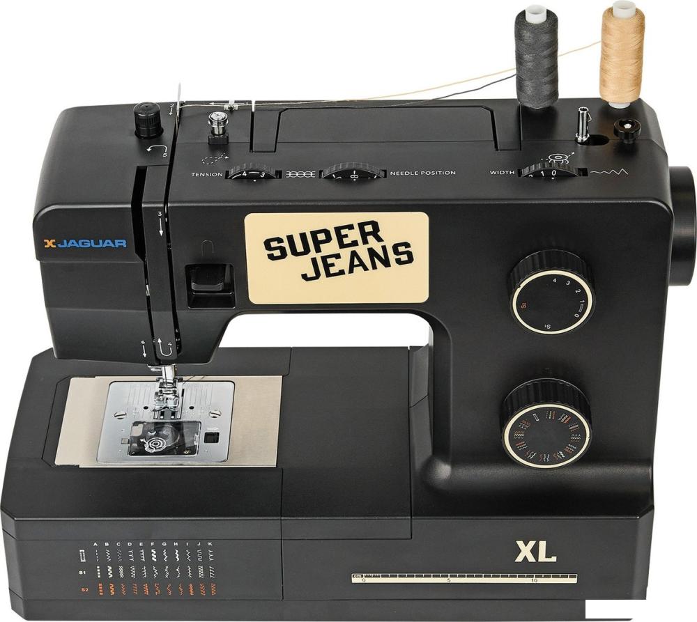 Электромеханическая швейная машина Jaguar Super Jeans XL