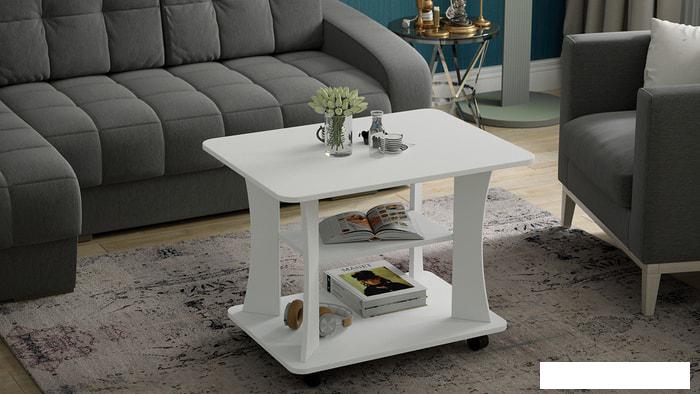 Журнальные столики и столы-трансформеры Трия Тип 8 (белый ясень)