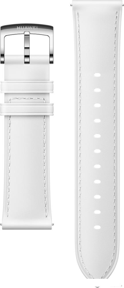 Умные часы Huawei Watch GT 3 Pro Ceramic 43 мм (белый/кожа)