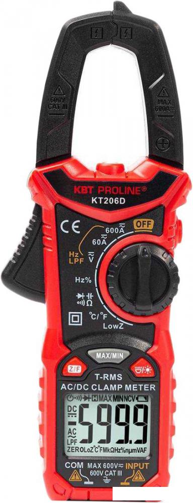 Токовые клещи КВТ Proline KT206D