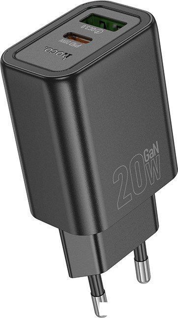 Сетевое зарядное Hoco N61 (черный)