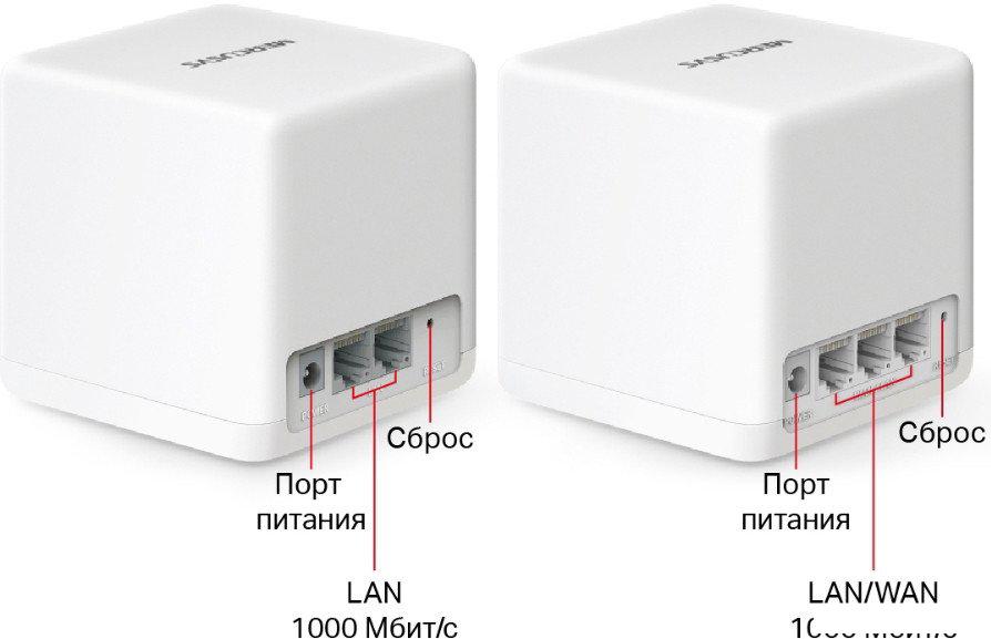 Wi-Fi система Mercusys Halo H60X (2 шт)