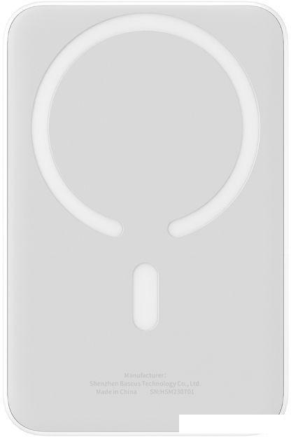Внешний аккумулятор Baseus Magnetic Mini Air Wireless Fast Charge Power Bank 20W 10000mAh (белый)
