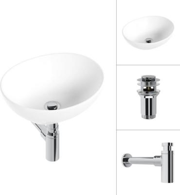 Умывальники Lauter 21652 + клапан 21190CH + сифон 21635CH (хром)