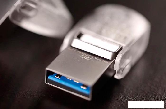 USB Flash Kingston DataTraveler microDuo 3C 64GB (DTDUO3C/64GB)