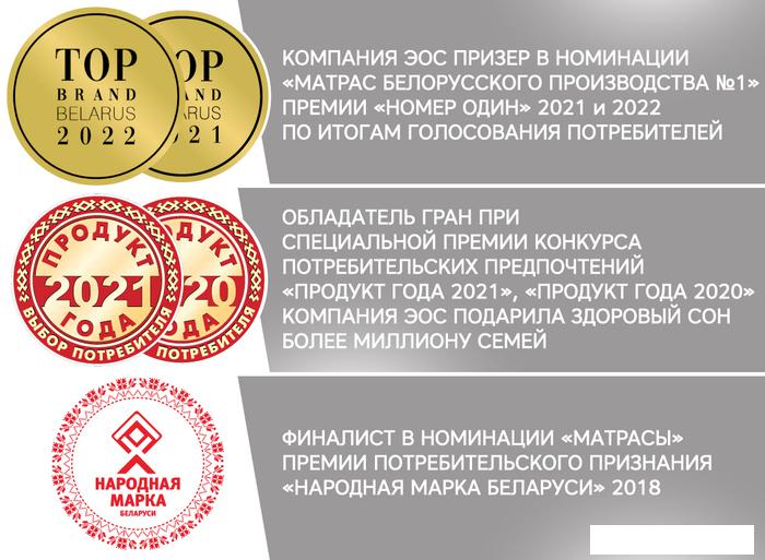 Наматрасники ЭОС Топп 8 140x200 (джерси)