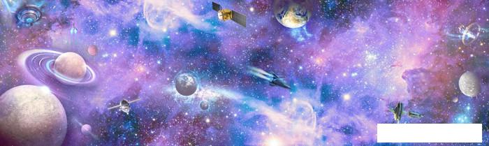Обои ФабрикаФресок Космос и космические объекты 919270 (900x270)