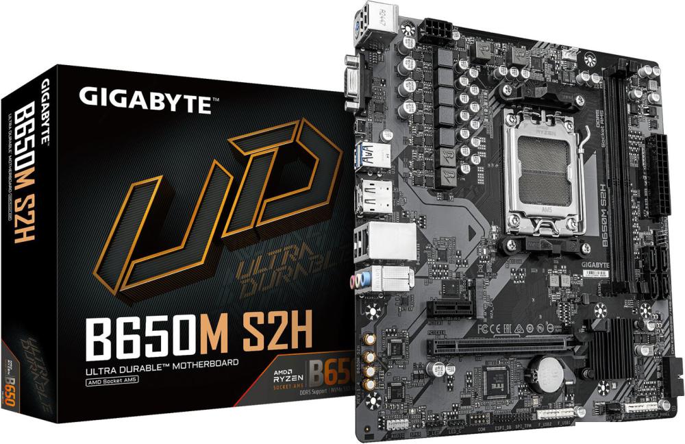 Материнская плата Gigabyte B650M S2H (rev. 1.4)
