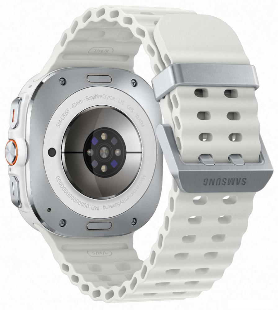 Умные часы Samsung Galaxy Watch Ultra 47 мм LTE (белый титан)