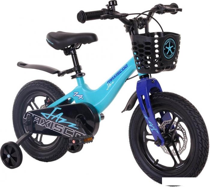 Детские велосипеды Maxiscoo Jazz Pro 14 2024 (мятный матовый)