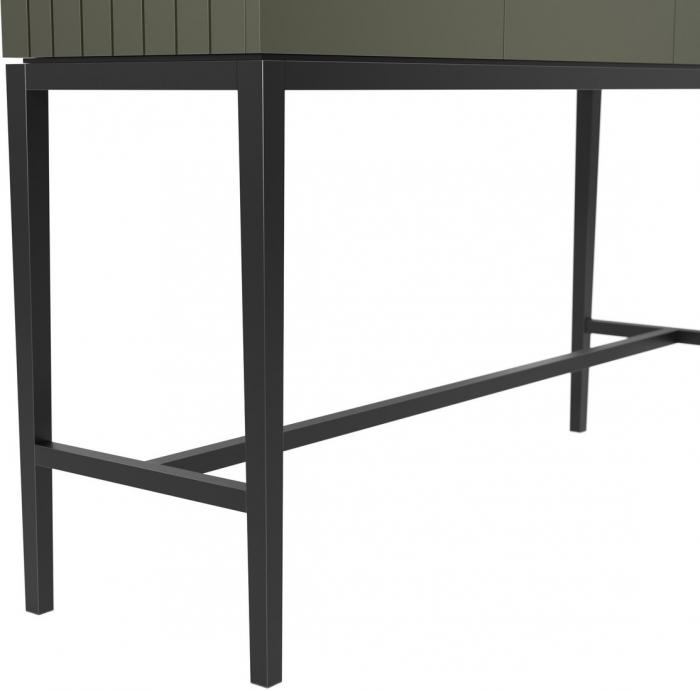 Туалетный столик без зеркала Алери Ричмонд (грей/черно-серый)