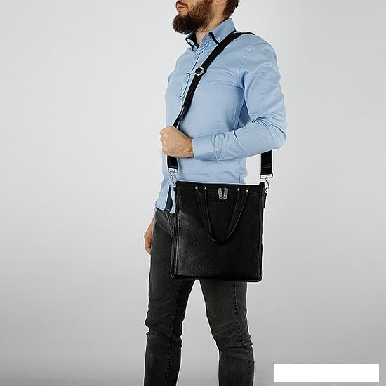 Мужская сумка Francesco Molinary 356-Q8171-7-BLK