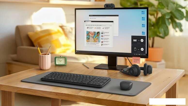 Клавиатура Logitech K251 Compact Bluetooth Wireless Keyboard 920-013363 (графитовый, с гравировкой)