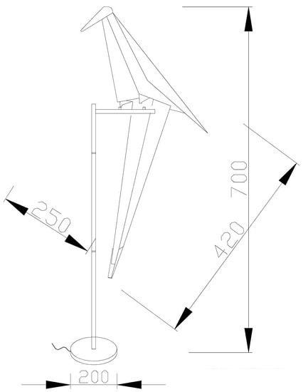 Настольная лампа Moderli Birds V3074-1TL